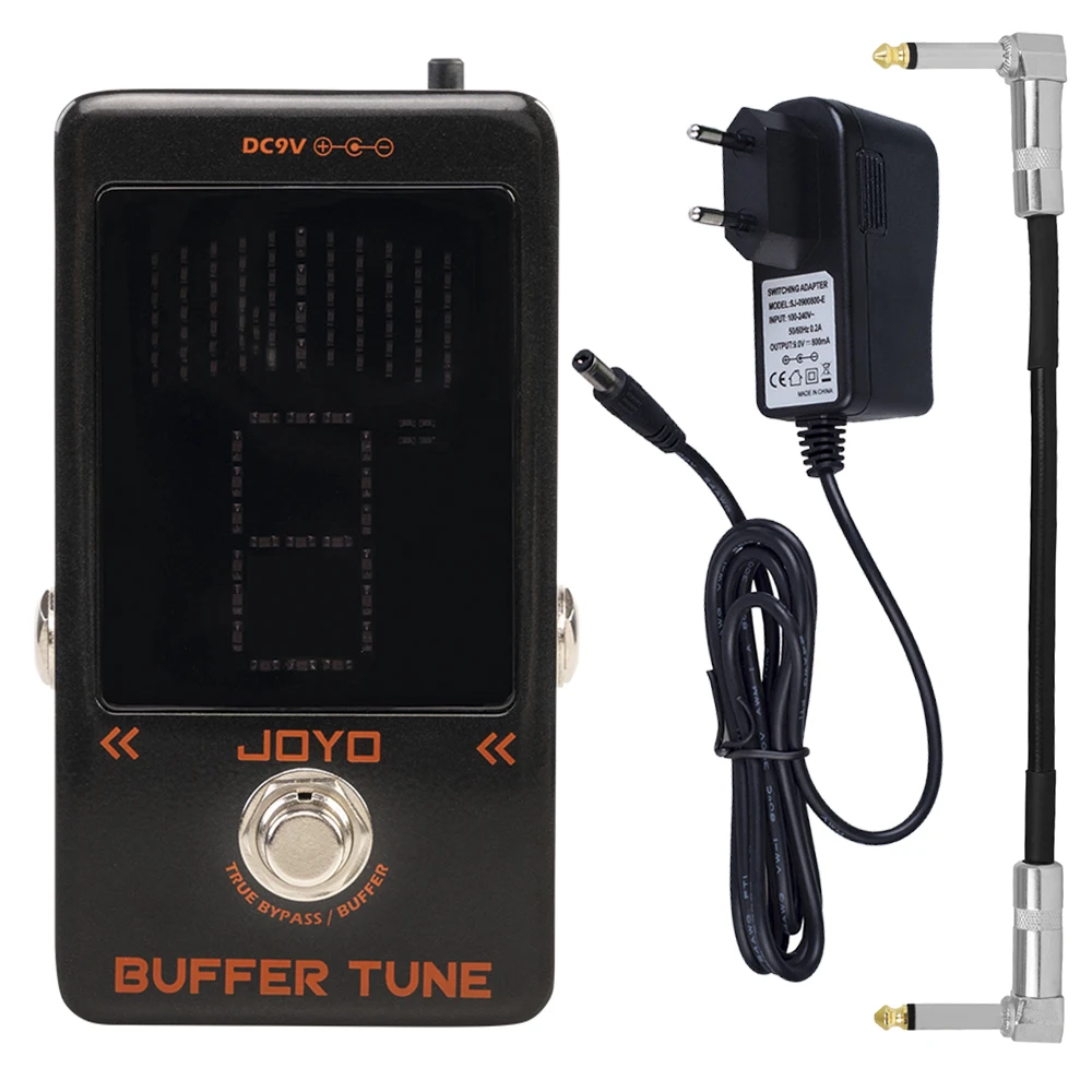 

JOYO Guitar Effect Pedal Tune JF-19 Buffer Tune High Precision Tuning TRUE BUFFER Mode Buffer Effect Electric Guitar Bass Pedal