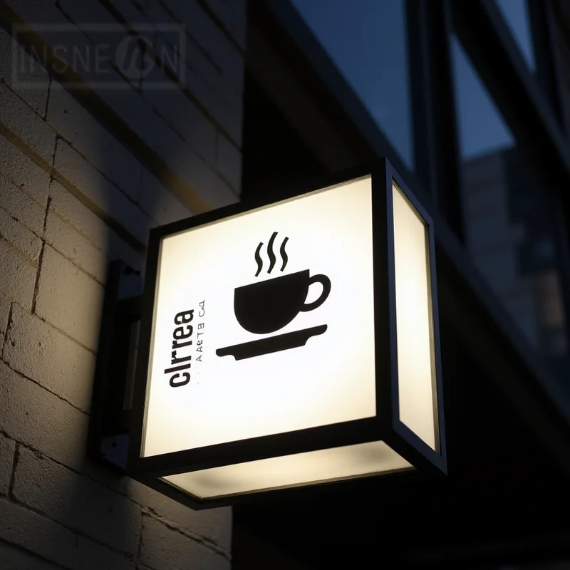 Professional Custom Acrylic LED Light Box Outdoor Business Waterproof Storefront Wall Hanging  Double Sided Storefront Signage