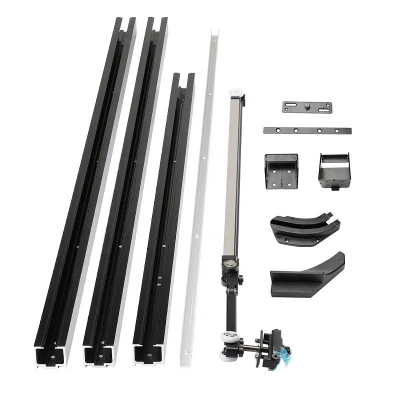 

sliding door slide rail cloakroom invisible door sliding flat door track hardware accessories