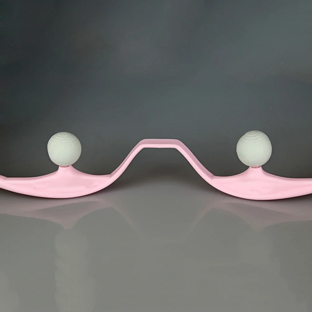 

Cervical Massager Pink Ergonomic Multifunctional Neck Shoulder Arm Manual Massage Ball for Deep Muscle Relax and Stress Relief