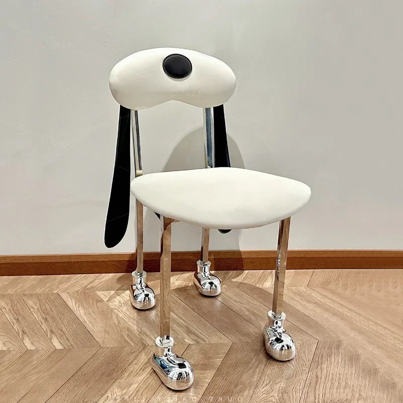 

Medieval dog back dining chair makeup household bedroom children's room designer dining table cartoon