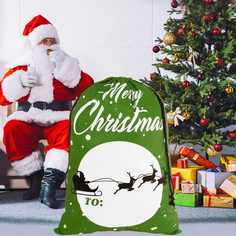 عيد الميلاد الرباط أكياس الهدايا ، سانتا الأيائل كيس مزلقة ، هدية العيد الحاضر ، كيس تغليف البقالة ، 70x50cm