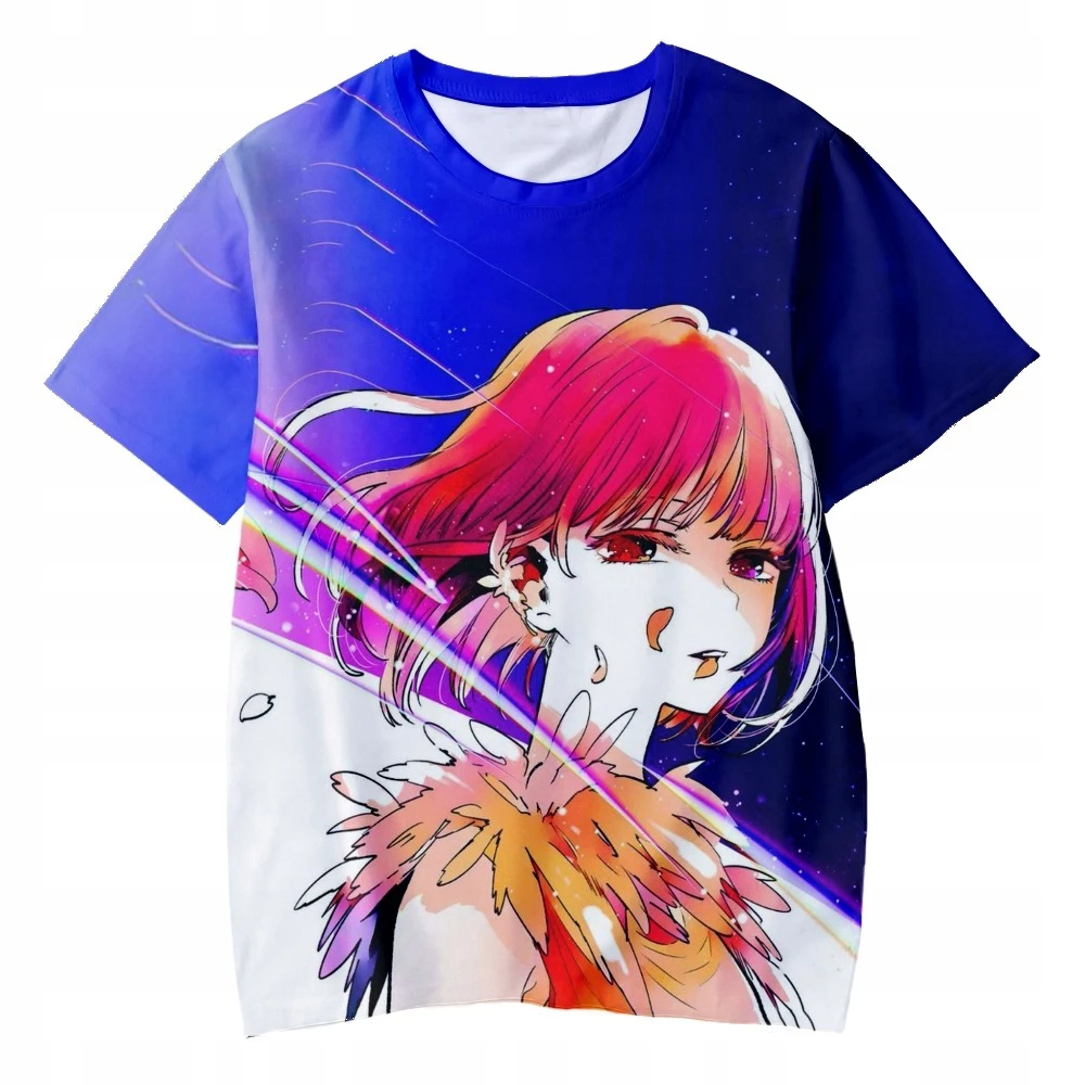Japan Anime Niedliches Mädchen 3D-Druck Sport Schnelltrocknend Atmungsaktiv Herren T-Shirt Harajuku Outdoor Street Eltern-Kind Kurzarm-Kleidung – Detail 7