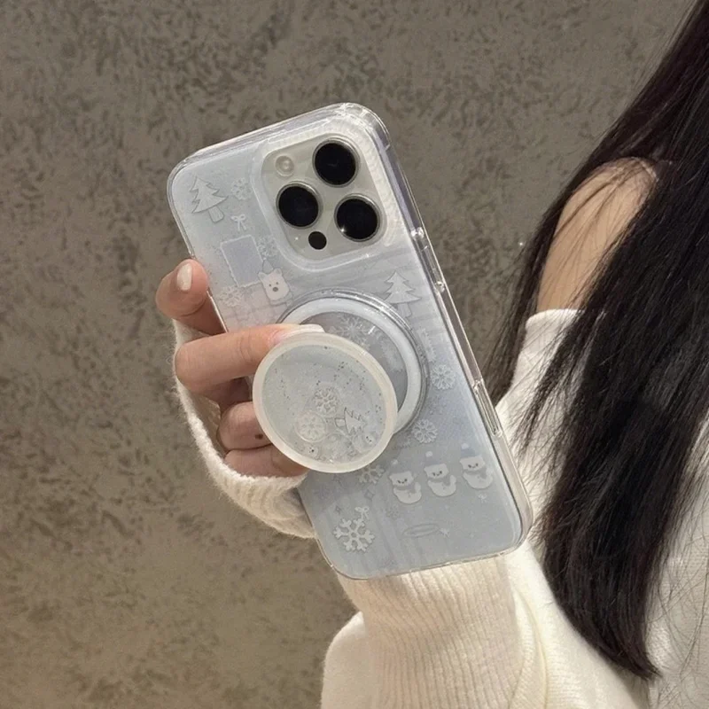 Convient pour support de téléphone magnétique Xia Hua Magsafe support de téléphone pliant télescopique rotatif compatible