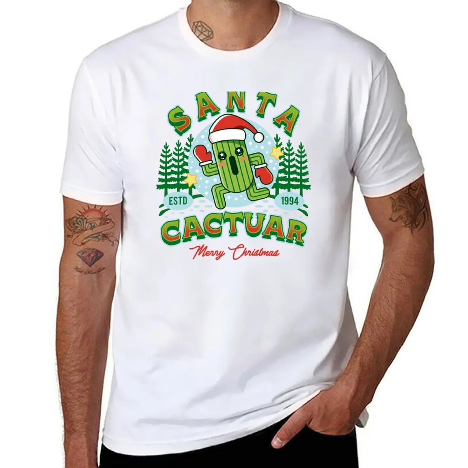 

Santa Cactuar T-Shirt t shirt man luxury mens graphic t shirts T-Shirt