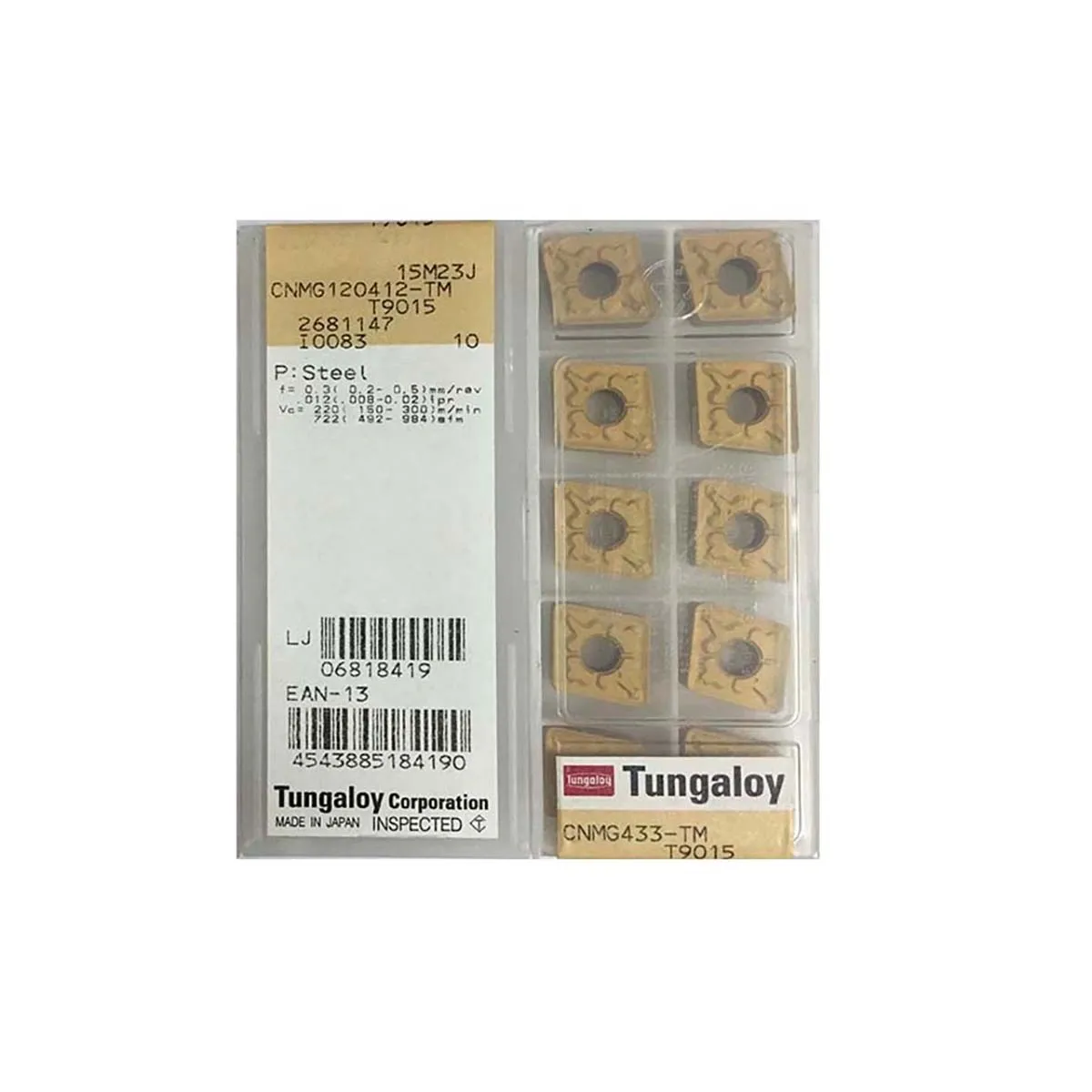 100% Original CNMG Medium-Roughing Carbide Turning Inserts/CNMG120412/120408/120404/160612/190608