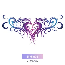 Sexy Tattoo Stickers Temporary Tattoo Heart style : Decorate abdomen, breast，Waterproof for Multiple Occasions Stickers Gifts