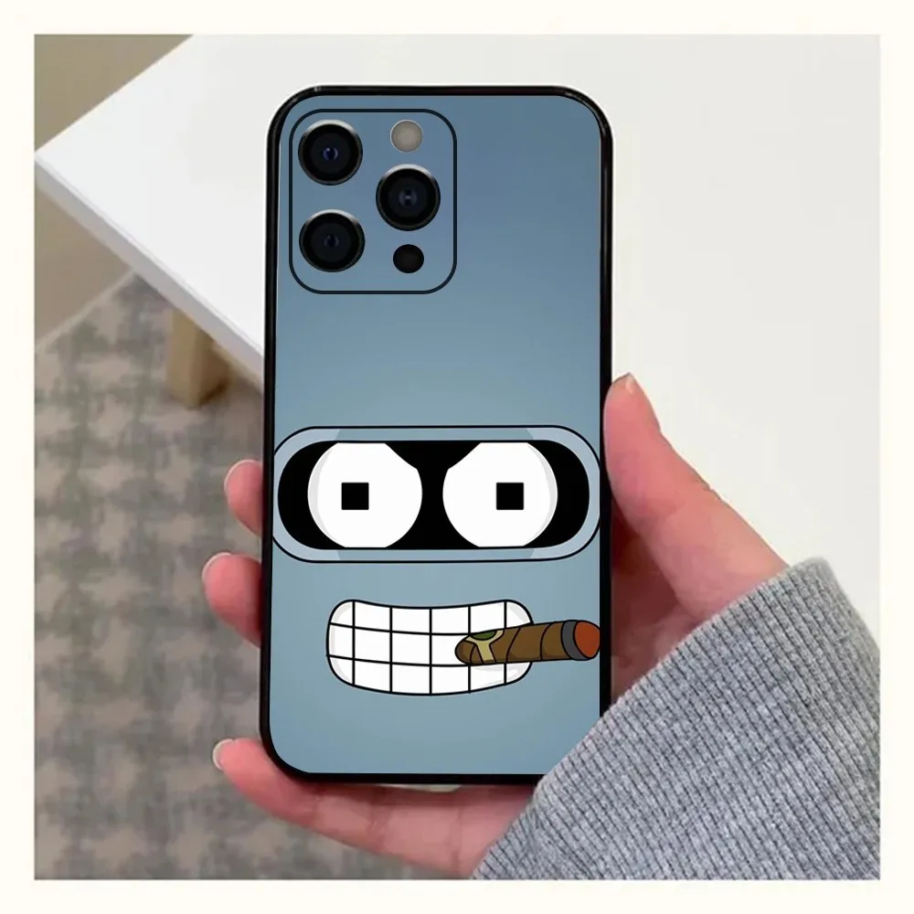 Cartoon Futurama-a B-Bende Phone Case For Apple iPhone 15,14,13,12,11,Pro,X,XS,Max,XR,Plus,Mini Soft Black Cover