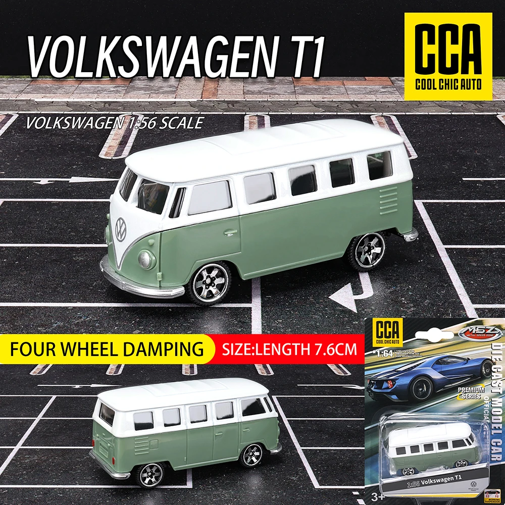 CCA MSZ 1:64 Volkswagen Audi Exquisite hanging model classic car static car model alloy die-casting car model collection toy