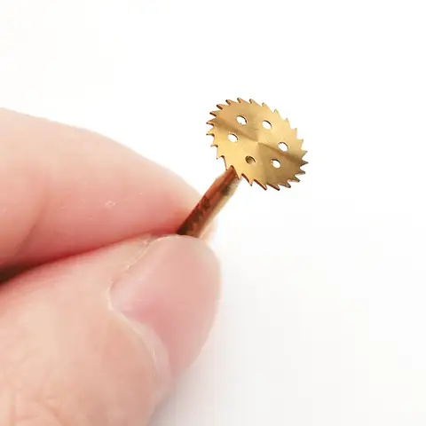 1 st Bensågskiva Dental Expander Implantat Skarpa Tunn Skärskiva Blad Borr Poleringshjul Tandläkare Slipverktyg 10 best sales benskärskiva - №4