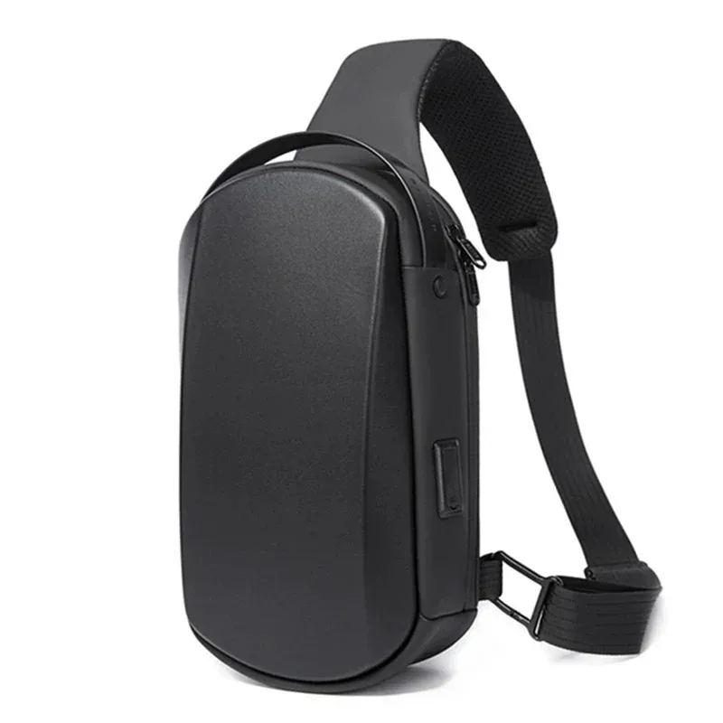 

Bange Male Shoulder Bags USB Charging Crossbody Bags Men Anti Theft Chest Bag School Summer Short Trip Messengers Bag