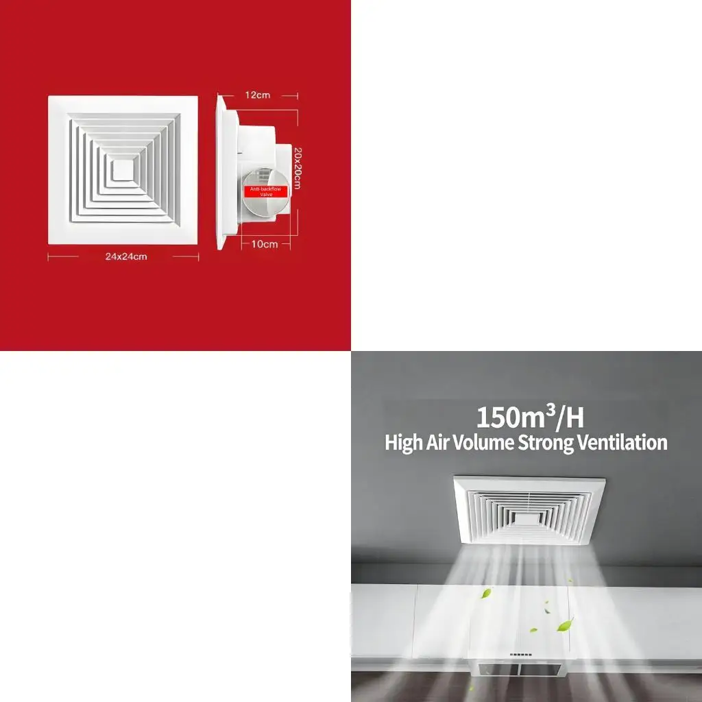 L43A Energy Efficient 8 ABS Bathroom System 150 capacity Per Hour stream Quickly Removes Dampness And Bad Odors