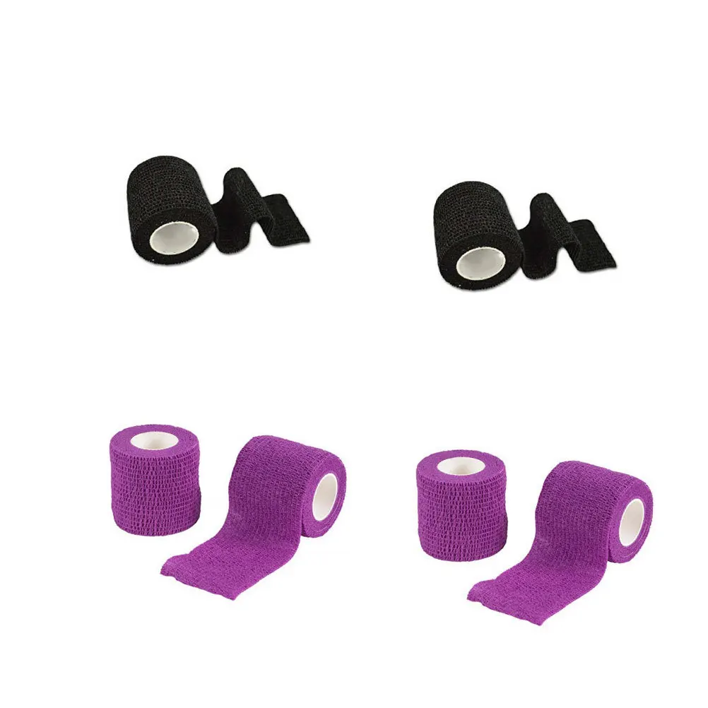 

Nonwovens Pet Bandages 5 Rolls Elastic Design for Cats Dogs Durable Safe Comfortable No Stick Hair Mixed Color