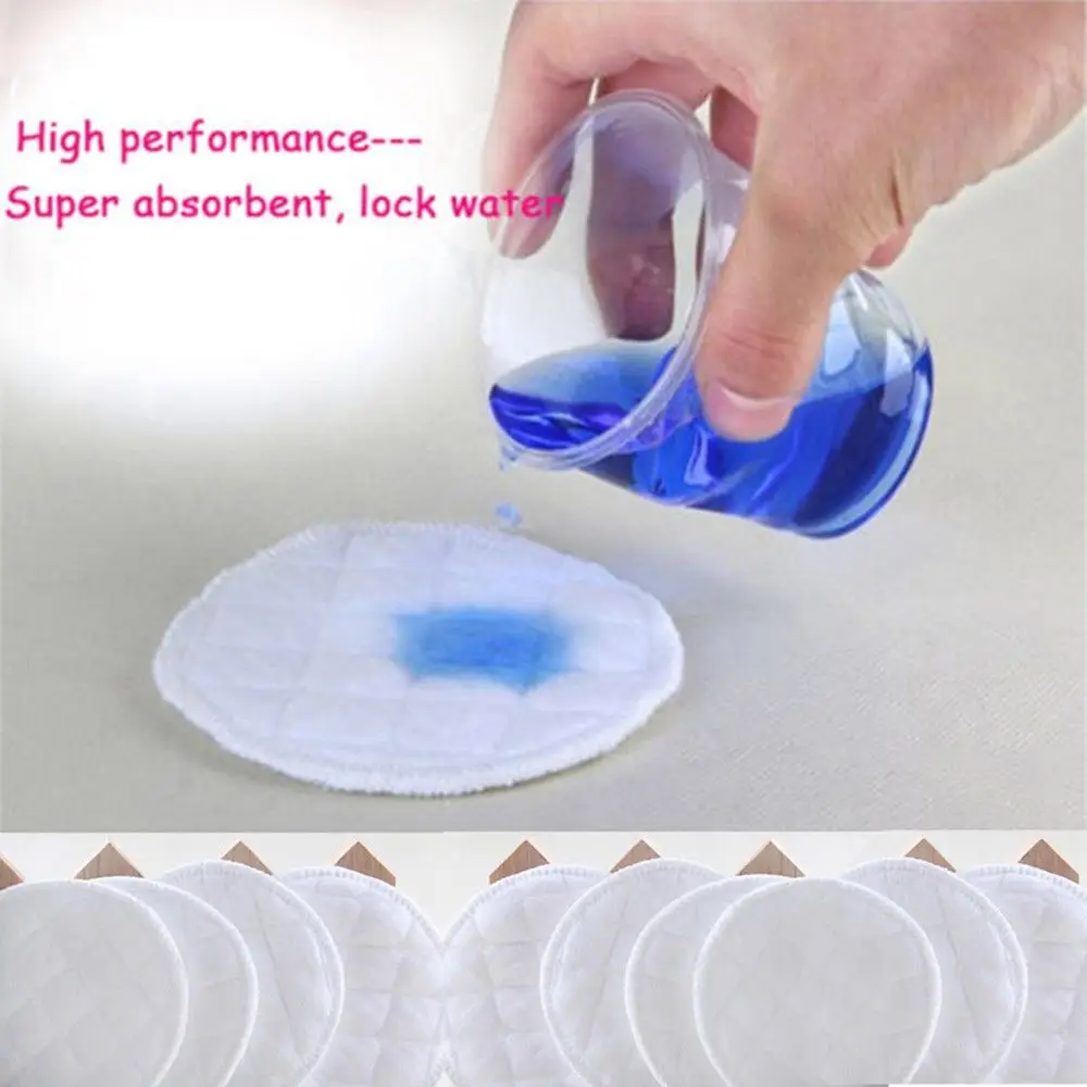 Útil predominante 12 pçs mãe materna anti-transbordamento maternidade algodão ecológico alimentação lavável reutilizável almofadas de amamentação