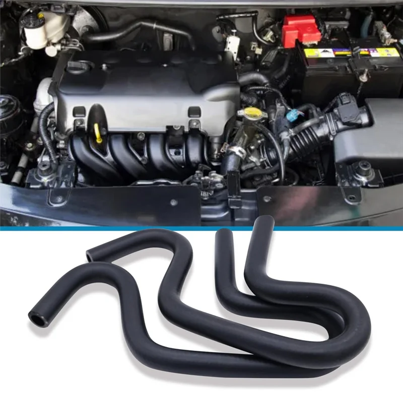 Kraftstoffschlauch Universal 45, 90, 135, 180 Grad Biegeset – 2 Stück 5/16 Zoll U-Cut geformte Kraftstoffleitungs-Gummischlauch-Winkelbiegungen