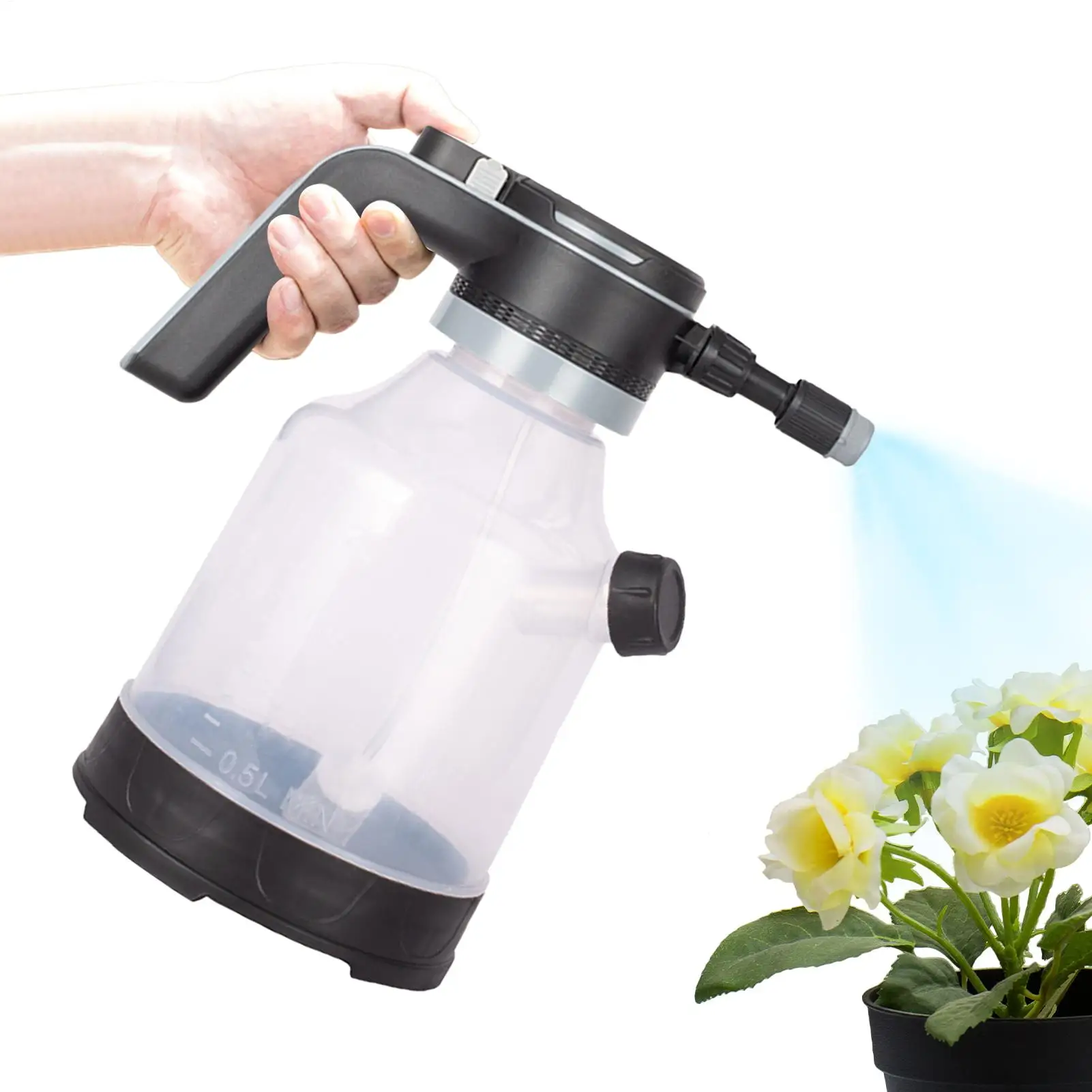 

Электрический распылитель 3л, автоматический распылитель для растений с регулируемыми насадками/электрический распылитель, распылитель для растений, чайник для полива