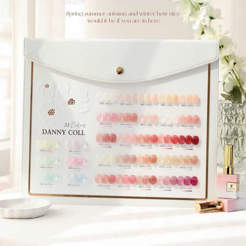 Jelly Gel Polish Set mit Farbkarte Transculent Gel Cat Eyes Gel Nagellack UV LED Gel Sirup Nagelgel Kit Nail Art 15 ml