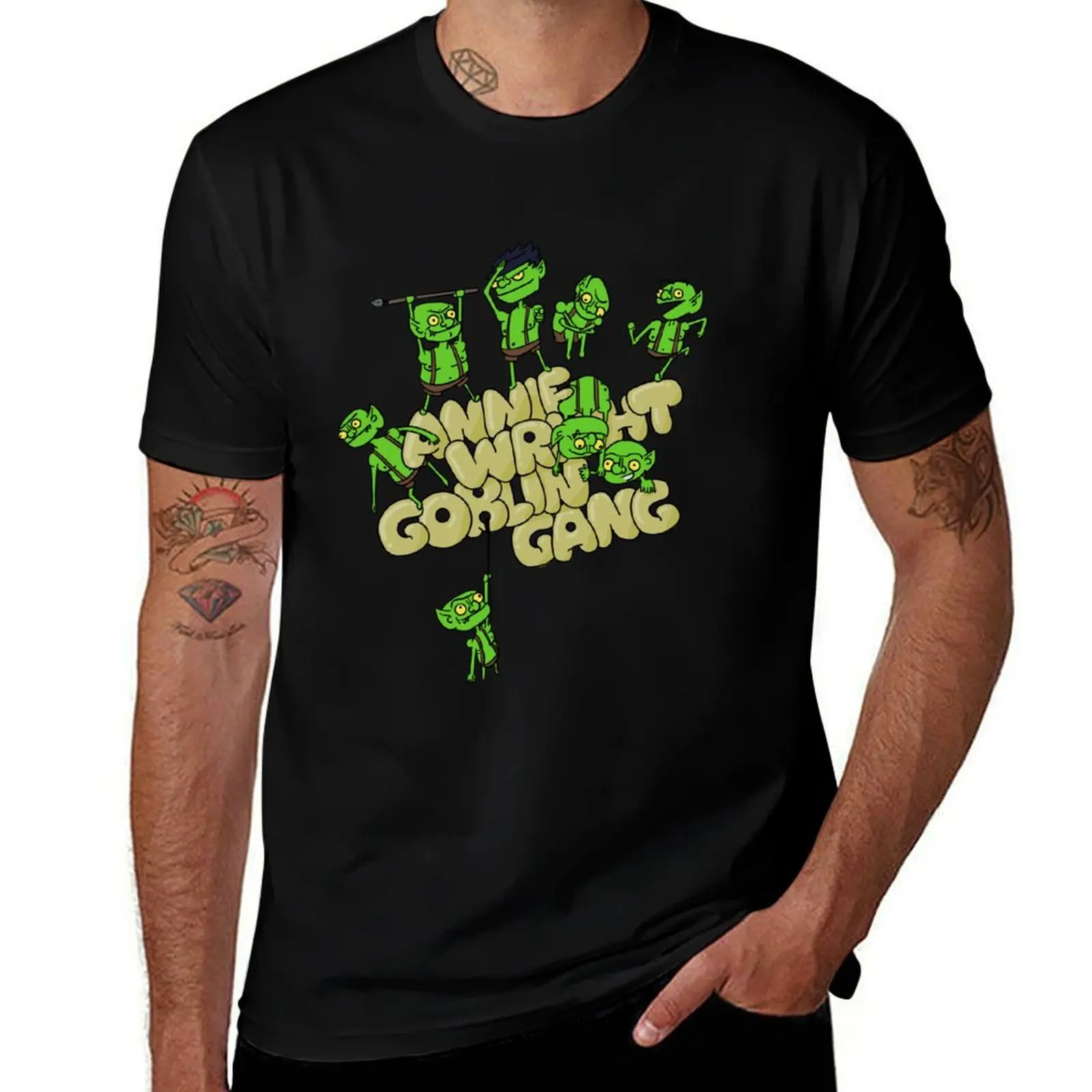 

AW Goblin Gang T-Shirt korean fashion oversized vintage tshirts for men