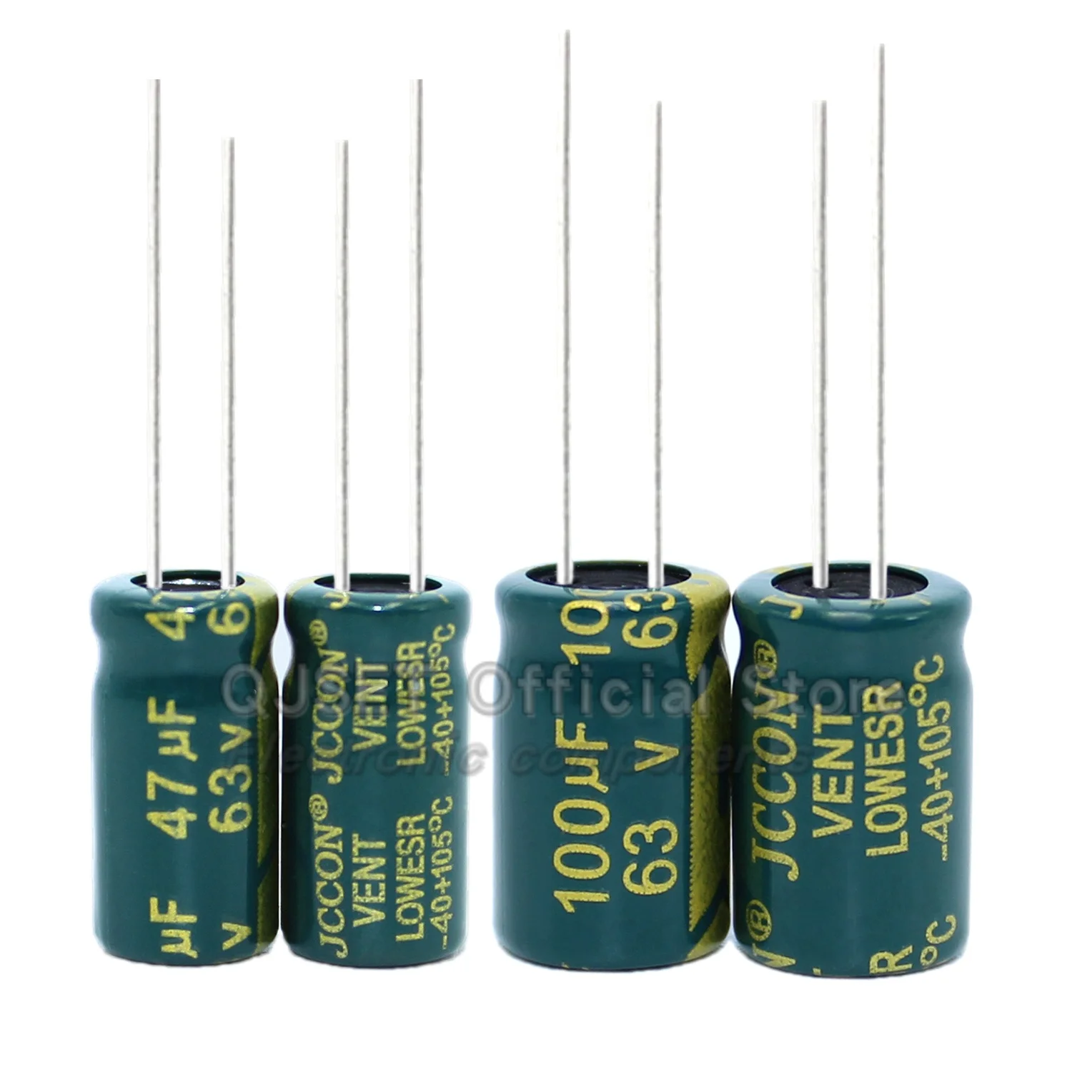 JCCON 커패시터 63V 47 100uF 220uF 470uF 680uF 1000uF 4700uF 2200uF 80V 전원 어댑터 고주파 저저항 커패시터