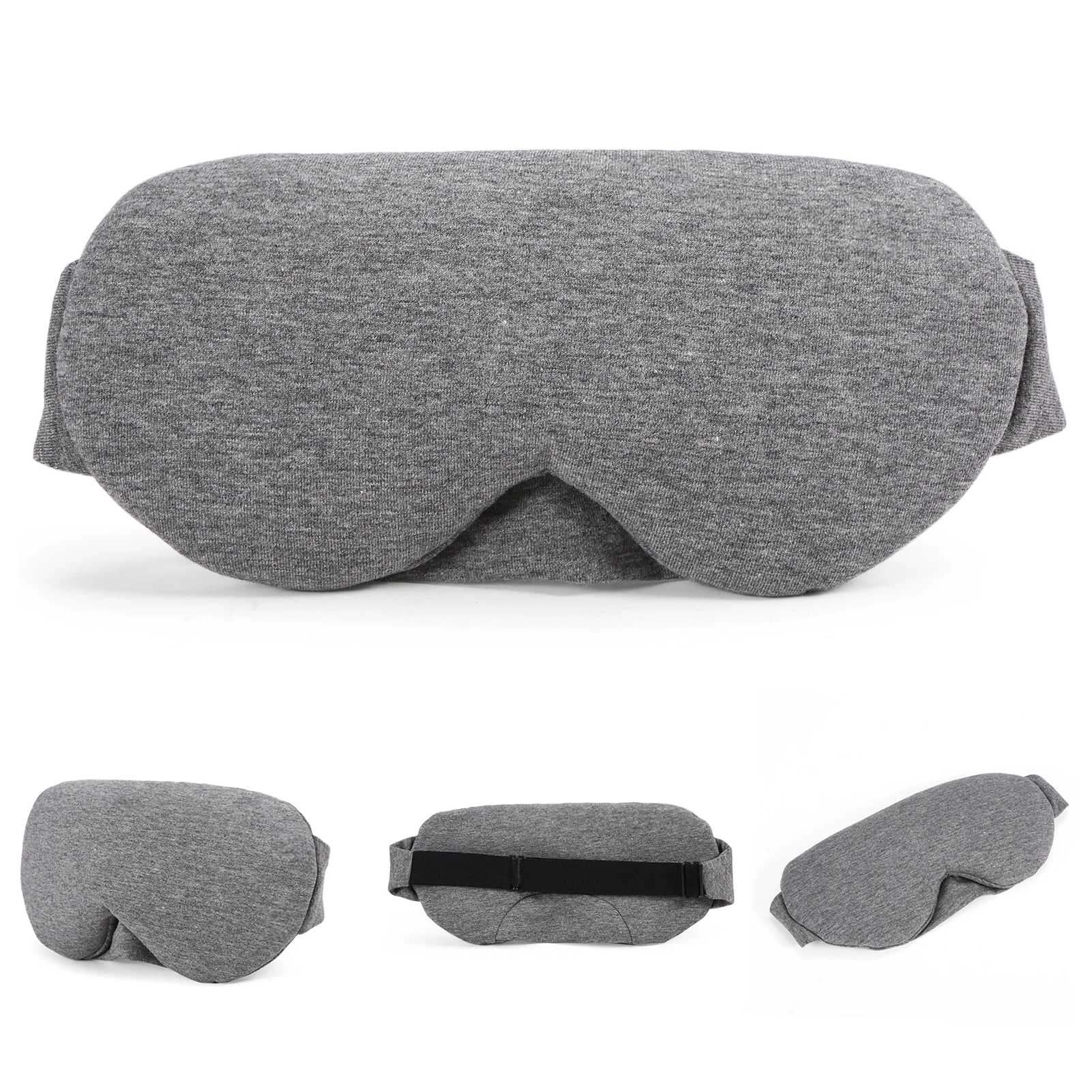 Mascarilla de algodón para dormir, mascarilla para dormir con bloqueo de luz, venda suave para los ojos, cubierta para sombra de ojos para dormir, funda para los ojos de viaje