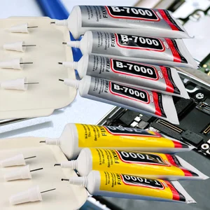 Clear B-7000 & Black T-7000 Adhesive 15ml/50ml/110ml, Jewelry Craft, Waterproof Fast Drying Resin Glue Phone Screen Repair Glue