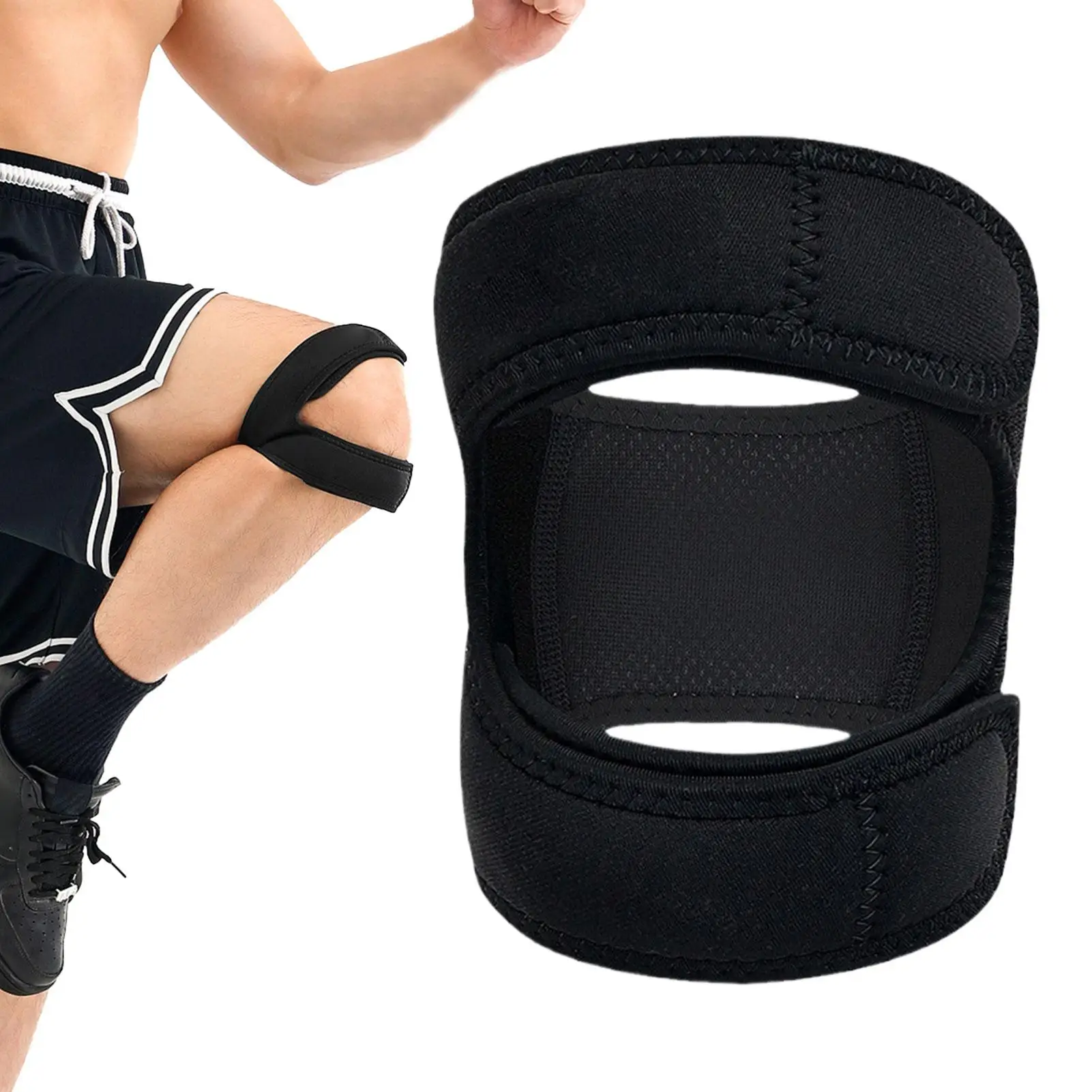 

Наколенники, компрессионные опоры, защитный стабилизатор для бега, аксессуары для восстановления после травм для пеших прогулок, тренажерного зала, тяжелой атлетики