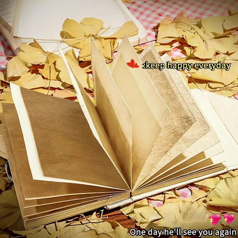 

Smooth Writing Paper Vintage Nepal Notebook Diy Memory Book for Wedding Anniversary Valentines Scrapbook Photo for Birthday