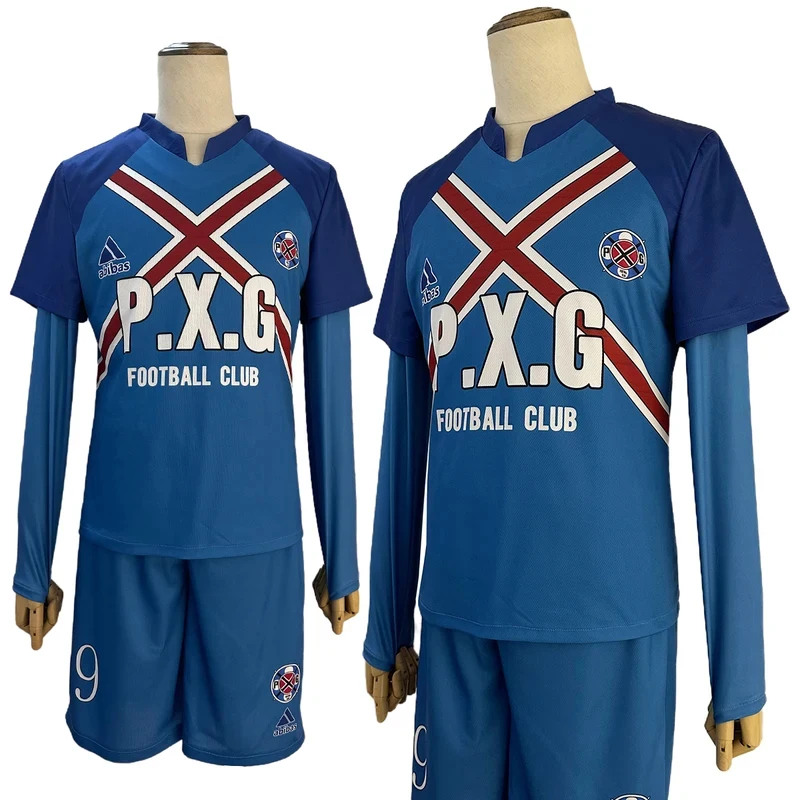 

❤2026★ HOLOUN Blue Lock Anime Rin Itoshi Shidou Ryusei Charles Karasu Cosplay Costume P.X.G Jersey Wig Embroidery Football Uni❤