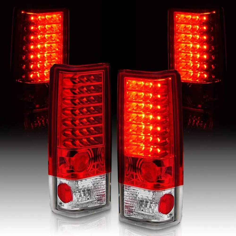 

Задние фонари LED Crystal Red для GMC Chevy Astro Safari Van 1985-2005 гг., комплект (левый и правый) - для пассажирской и водительской стороны.