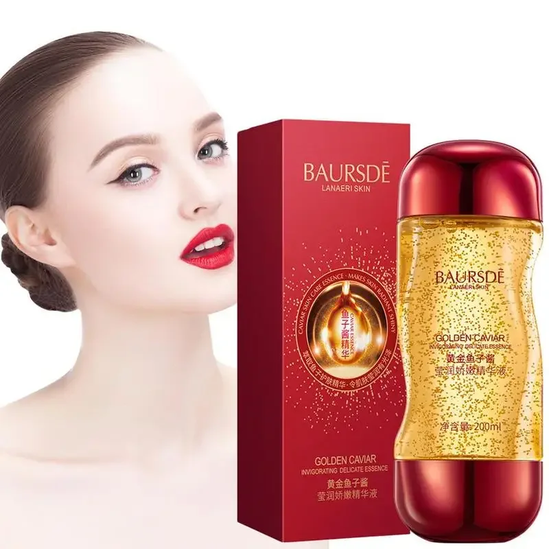 

200ml Golden Caviar Essence Moisturizing Brightening Skin Face Care Product Care Promotion