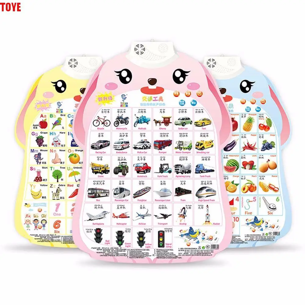 

Learning Children's Cognitive Enlightenment Children's Voice Audio Book Early Education Audio Wall Chart Baby Learning Toys
