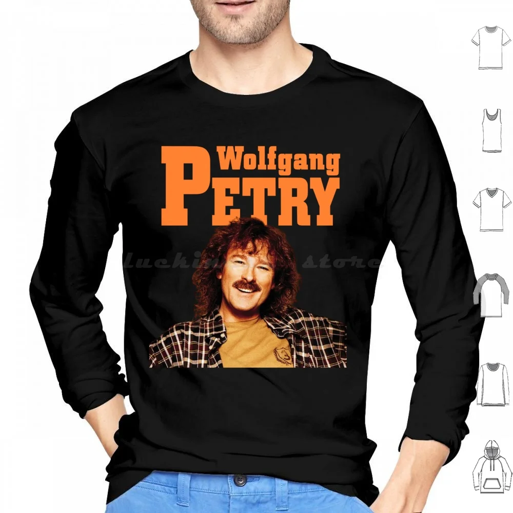 Wolfgang Petry T Shirt-Wolfgang Petry Konzert 2023 Fãs Wolfgang Petry Tour Hoodies Manga Longa Wolfgang Petry