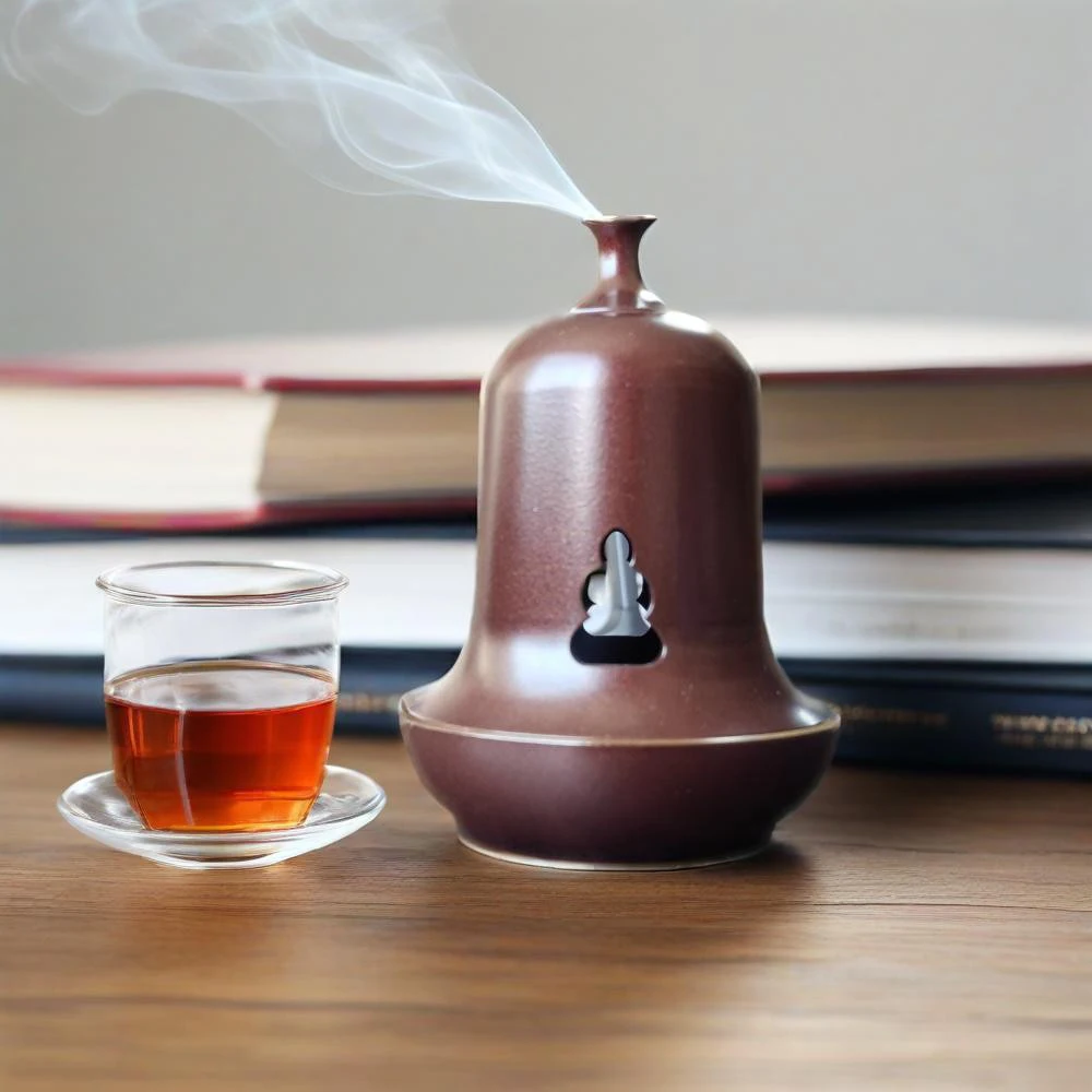 مبخرة جرس نحاسية قديمة، فرن دخان لعرض النحاس المجوف، مبخرة خشب الصندل المنزلية العتيقة، زخرفة رائحة داخلية