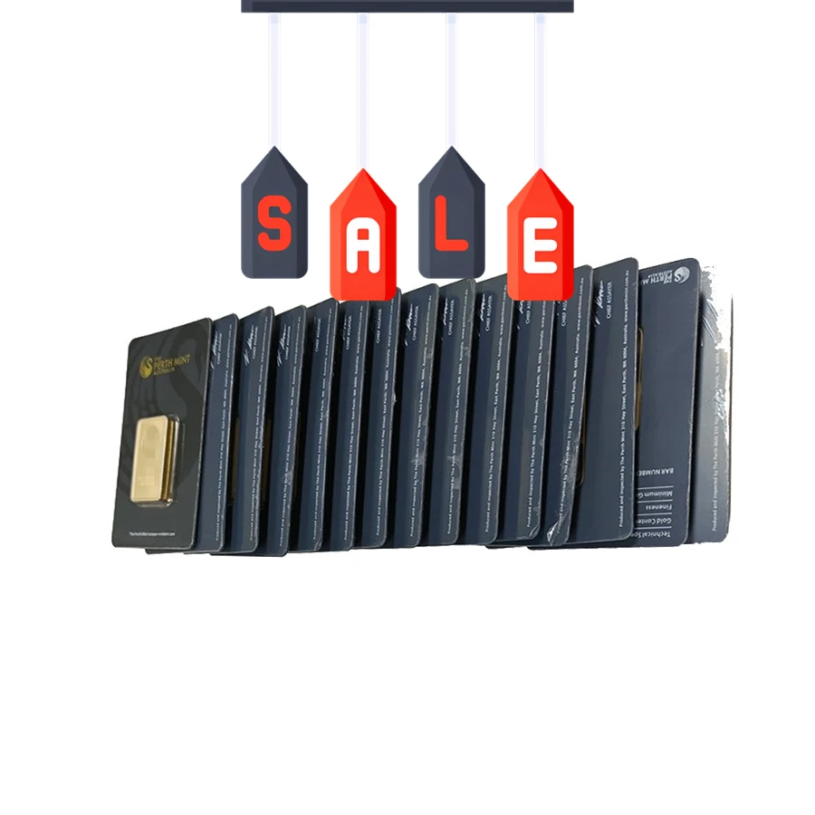 

1oz/2.5g/5g/10g/20g/50g/100g 24k Gold Plated bar Series Seal Packaging with An Independent Serial Number for Art Collections
