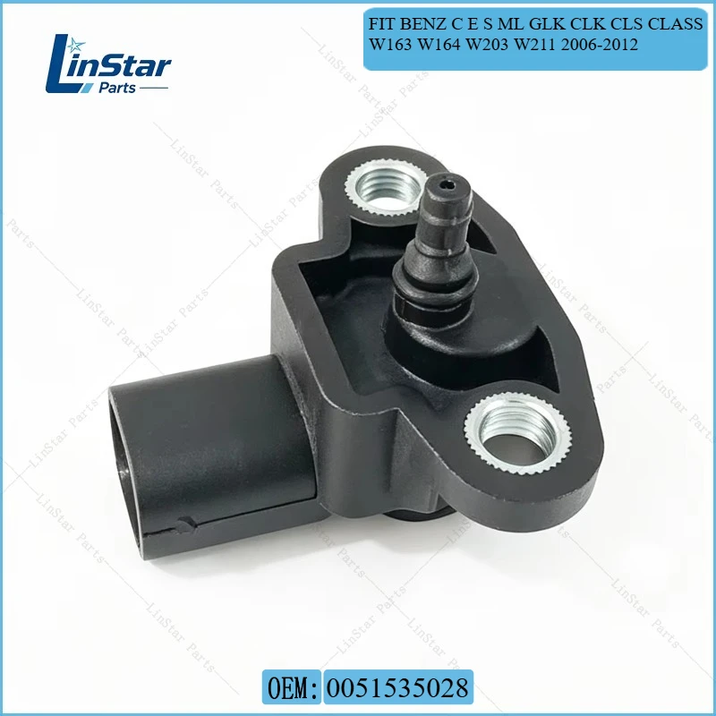 MAP Sensor A0051535028 0041533228 A0041533228 For Mercedes Benz C E S ML GLK CLK CLS Class W163 W164 W203 W211 2006-2012