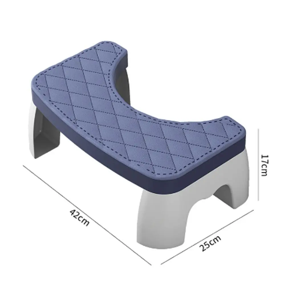 New Plastic Toilet Squat Stool 4colors Removable Toilet Seat Stool Non-slip Portable Foot Stool 's image 6