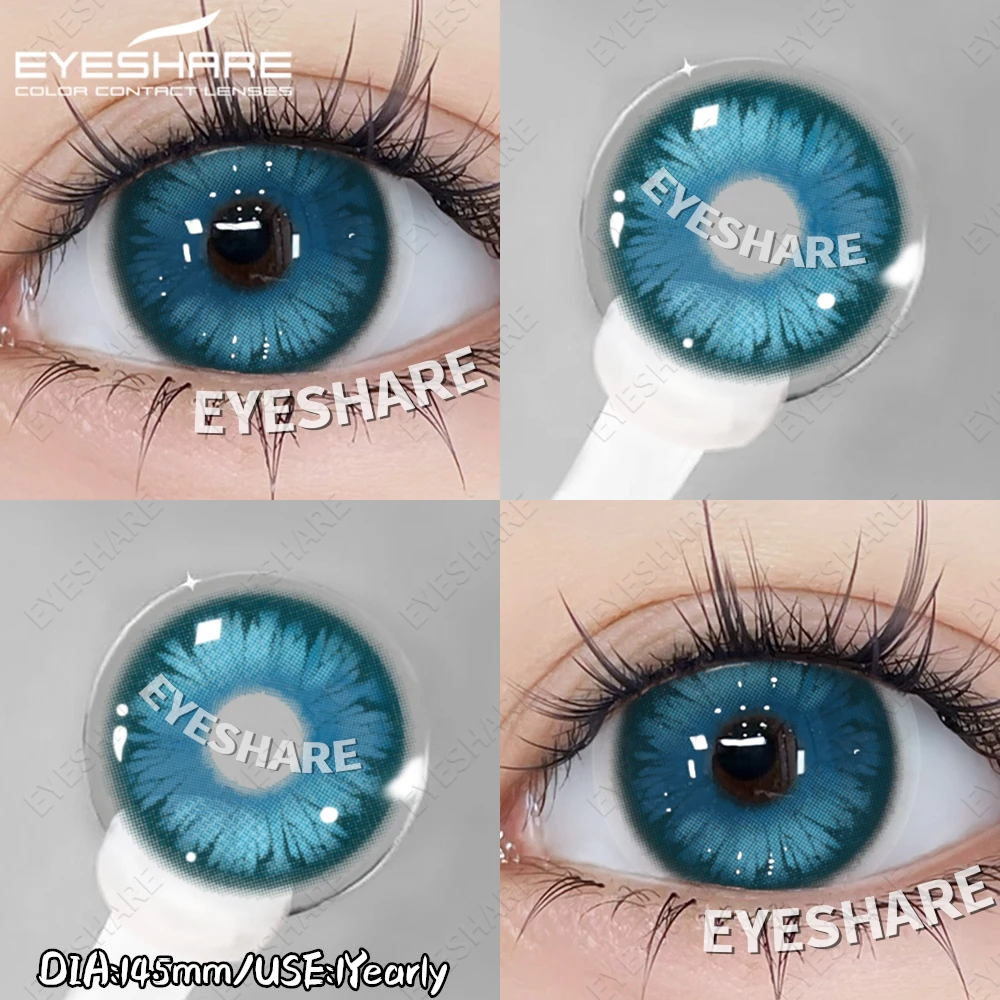 EYESHARE 2 Stück Cosplay farbige Kontaktlinsen für Augen, Halloween, farbige Schüler, Anime-Augen, blaue Kontaktlinsen, rot, niedliche Kontaktlinsen – Detail 27
