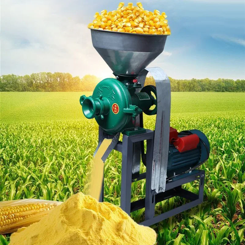 4KW Vertical Pulping Machine, Automatic Stone-Mill Rice Noodle Press, Commercial Soy Milk Maker, Powder Grinder, Tofu Grinder