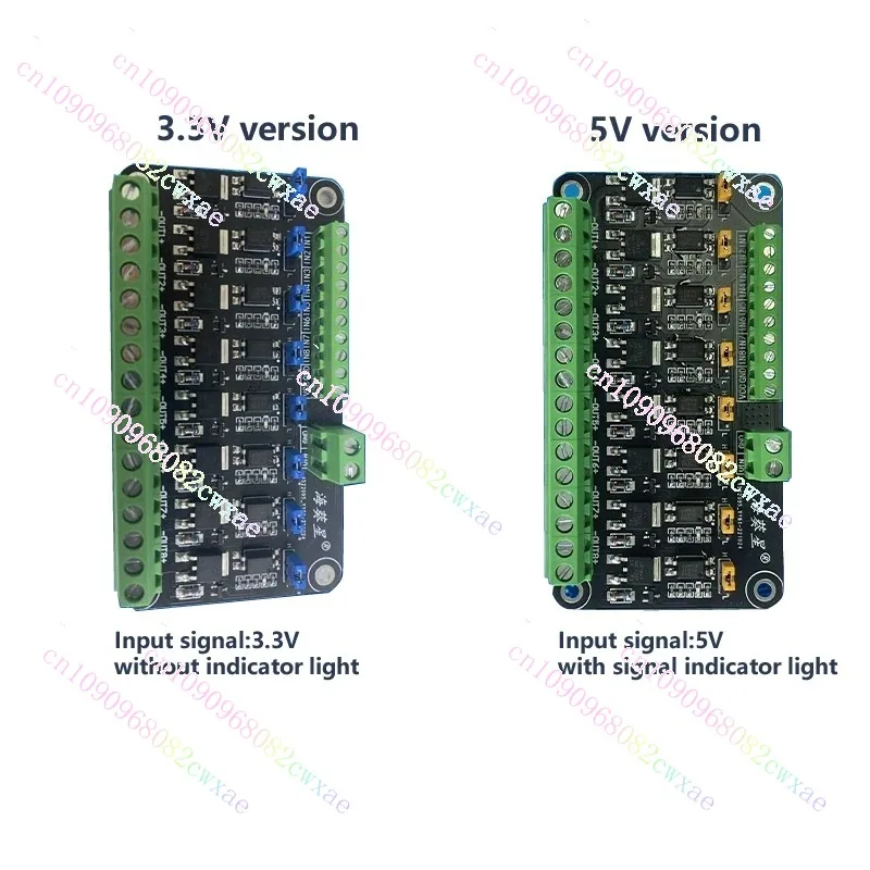 8-Channel MOSFET Module Microcontroller PLC Amplification Field-effect Drive Tube Optocoupler Isolation PWM Control Light Switch
