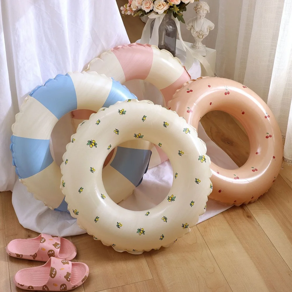 Rooxin Donut Swimming Ring Inflatable Pool Float for Adult Kids Swim Circle Baby Swim Tube Water Play Mattress Swimming Pool Toy