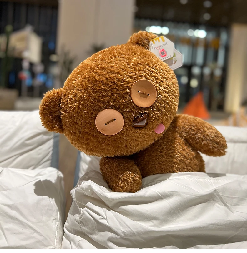 تيم الأصلي العميل تيدي بوبز تيدي بير Kawaii أفخم قلادة المفاتيح حقيبة المنزل ديكور دمية دب وسادة هدايا أعياد ميلاد للأطفال #5