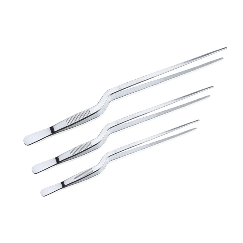 Ear Wax Earpick Medical Bayonet Forceps Angled Jewelry Clamp Clip Nasal Curved Earwax Tweezers Clip Eyelash Remover Cleaner Tool - view 6