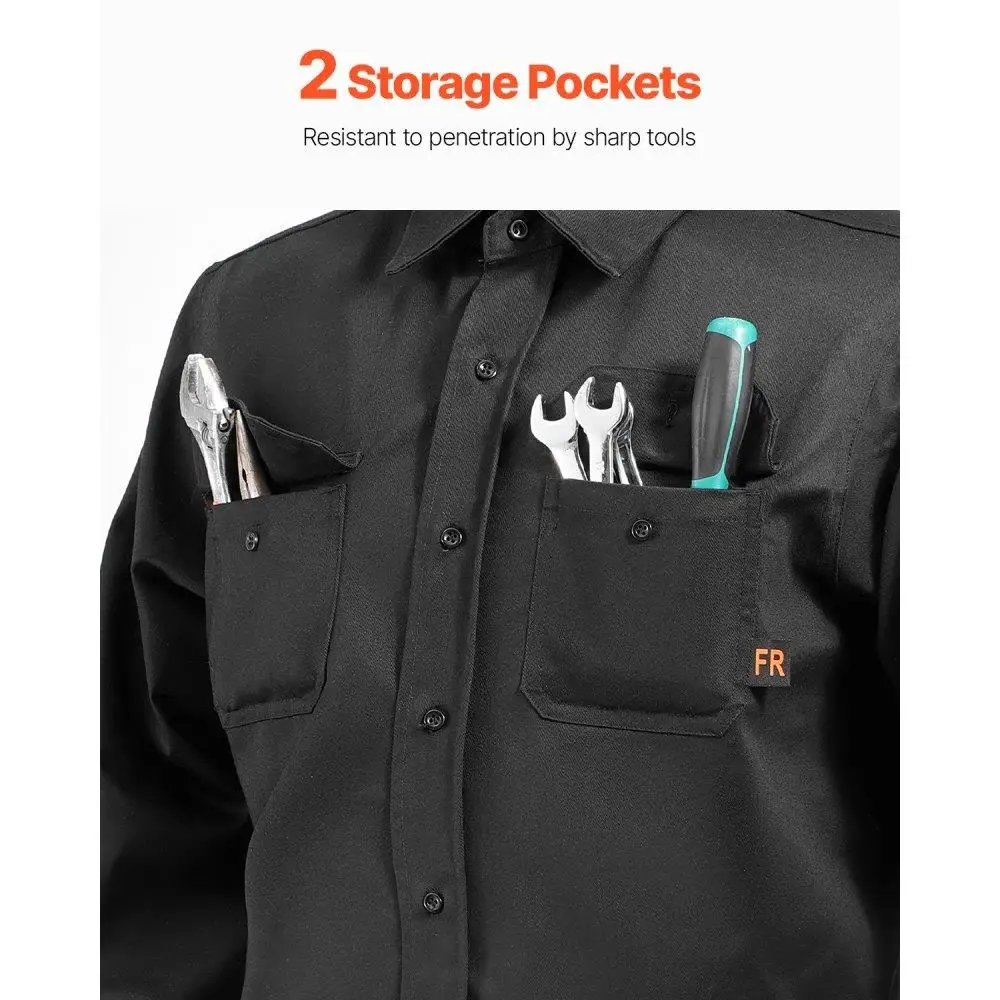 Segurança resistente ao fogo do algodão do FR da soldadura XXL 7oz