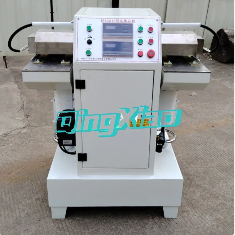 Small Automatic Double-head Wood Embossing Machine Double-head Line Embossing Machine Woodworking Machinery
