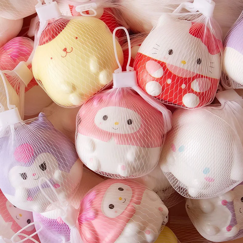 

Игрушки-антистресс Sanrio Hello Kitty и Kuromi: милые мягкие игрушки для снятия стресса, медленно восстанавливающие форму, подарок на день рождения