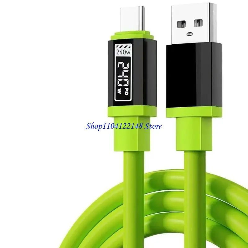 P9FA Intelligent USB C Power Cable 240W Large Power Fast Charging for Tablets
