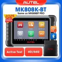 Autel MaxiCOM MK808K-BT MK808K BT Bluetooth OBD2 Scanner Same as MK808BT Pro Full Bidirectional Diagnostic Tools Code Reader