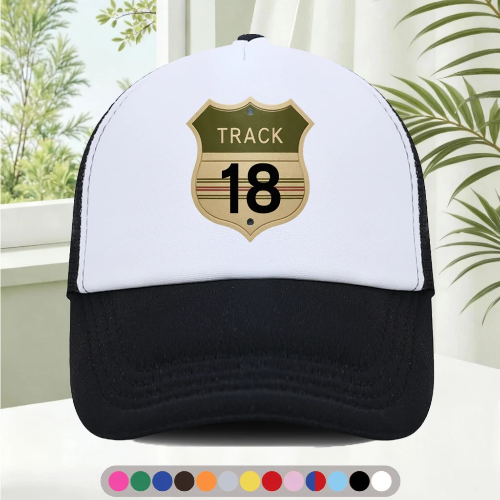 Fashionable and Versatile Sponge Mesh Cap  Features Cool Printed Patterns, Unisex  American Trucker Hat  HighQuality Hat  S