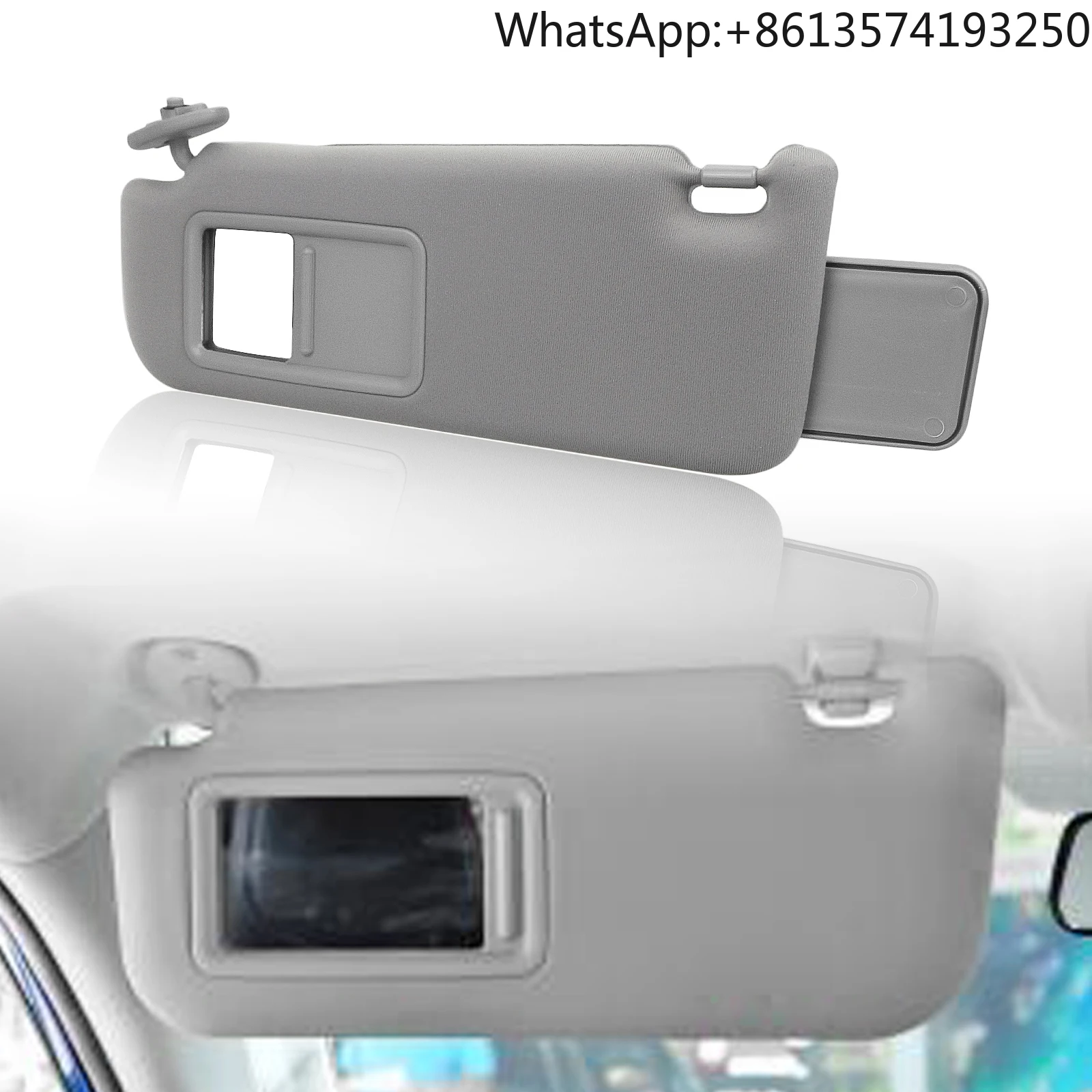 

For Toyota Camry 2012-2017 Sun Visor Gray Left Driver Car Front Window Shade Cover Sunshade Sunvisor Non Light 74320-06611-B2