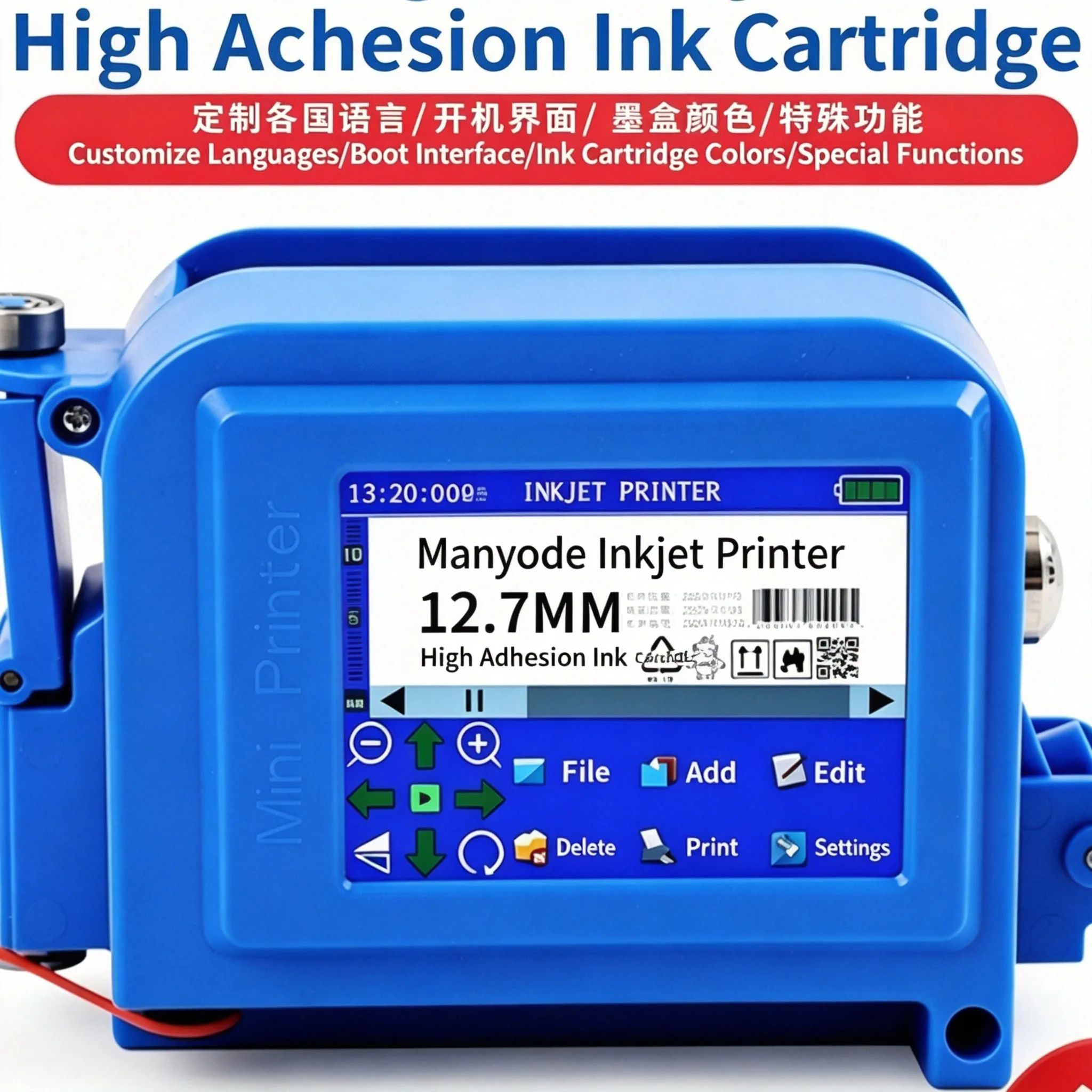 Mini Smart Handheld Automatic Coding Machine for Production Date Food Packaging Aluminum Cans QR Code And Barcode Printing